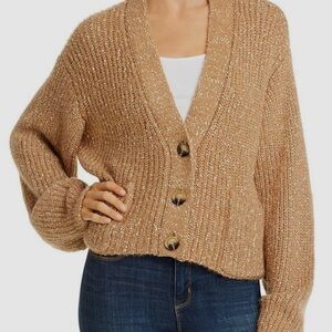 Madewell Brown Button-Up Cardigan